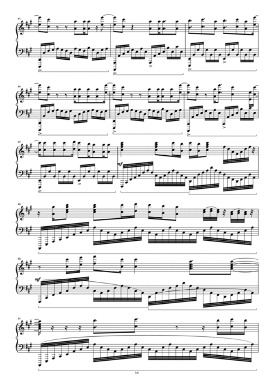 The A Team Piano Solo scores gallery preview page 3