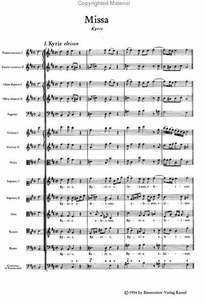 Mass In B Minor, BWV 232