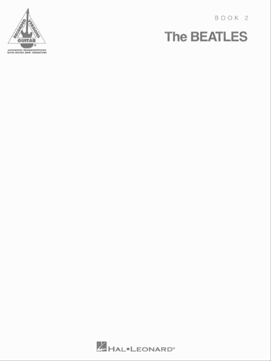 The Beatles (The White Album) – Book 2 Electric Guitar scores gallery preview page 1