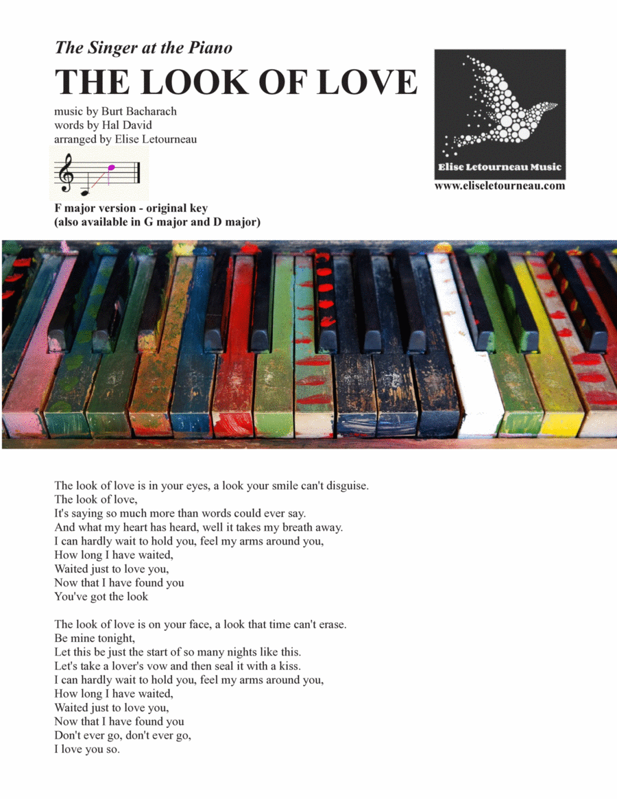 The Look Of Love Voice scores gallery preview page 1
