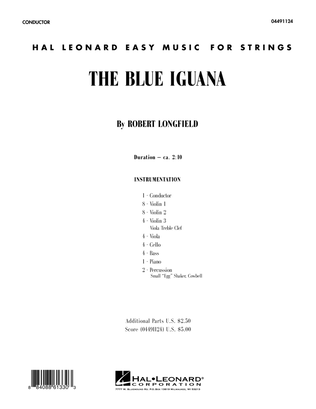 The Blue Iguana - Full Score