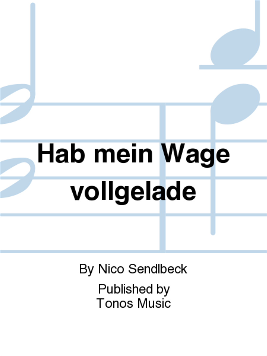 Hab mein Wage vollgelade Hab mein Wage vollgelade TTBB scores gallery preview page 1