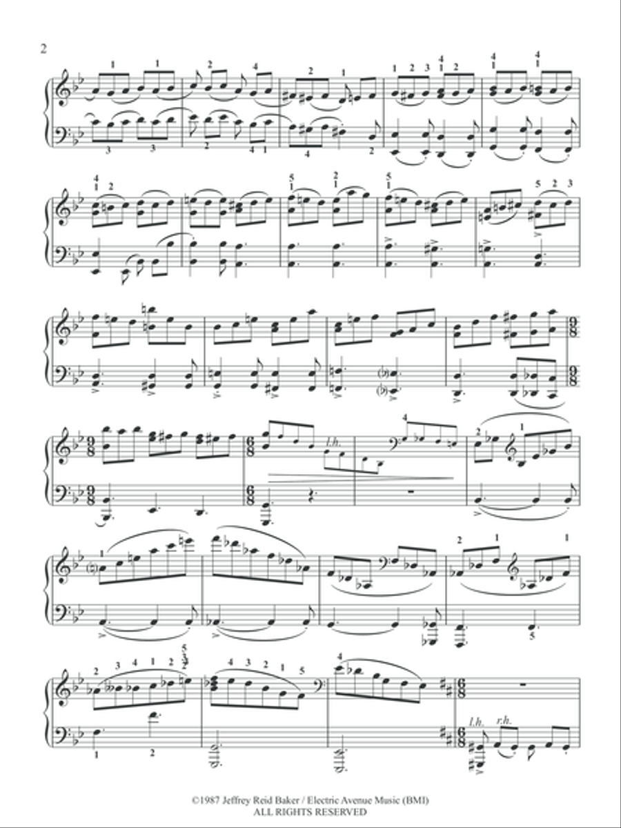 Homage to Liszt, Op.1 - Grand Tarantella Piano Solo scores gallery preview page 3