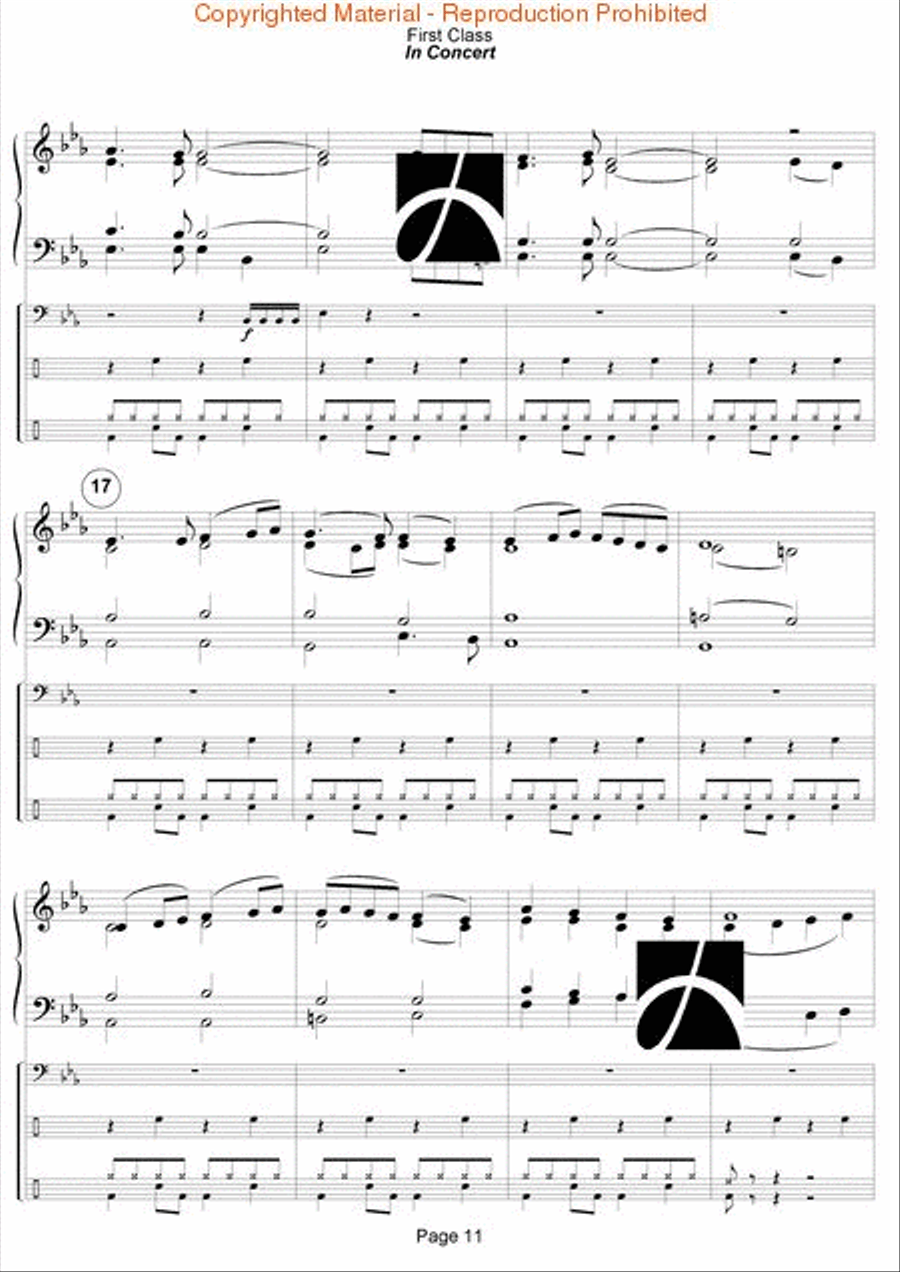 First Class - In Concert Concert Band scores gallery preview page 12
