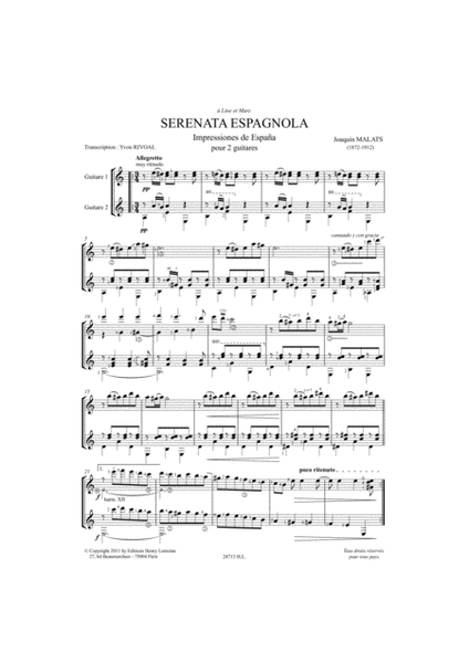 Serenata Espagnola