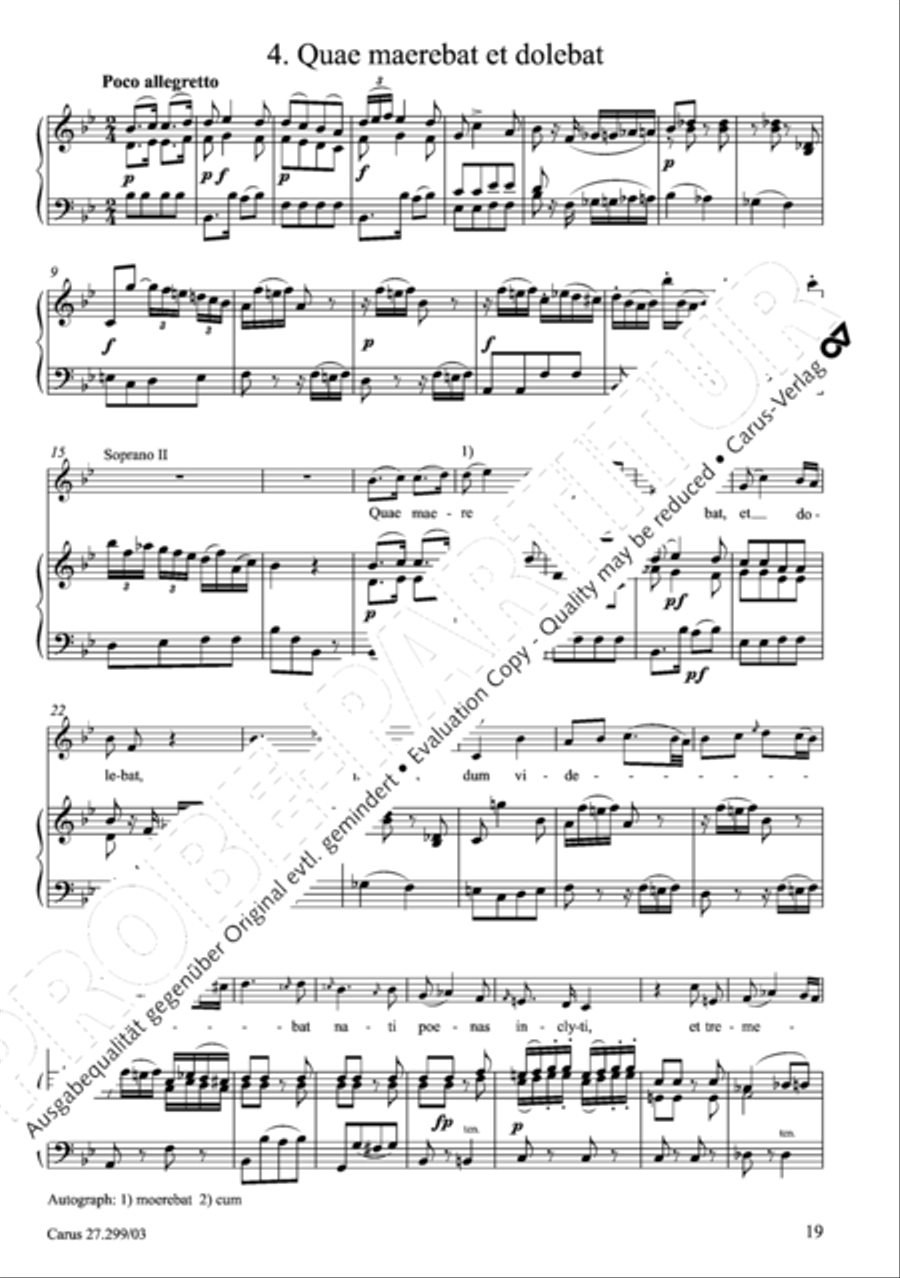 Stabat mater Stabat mater Women's Choir scores gallery preview page 20