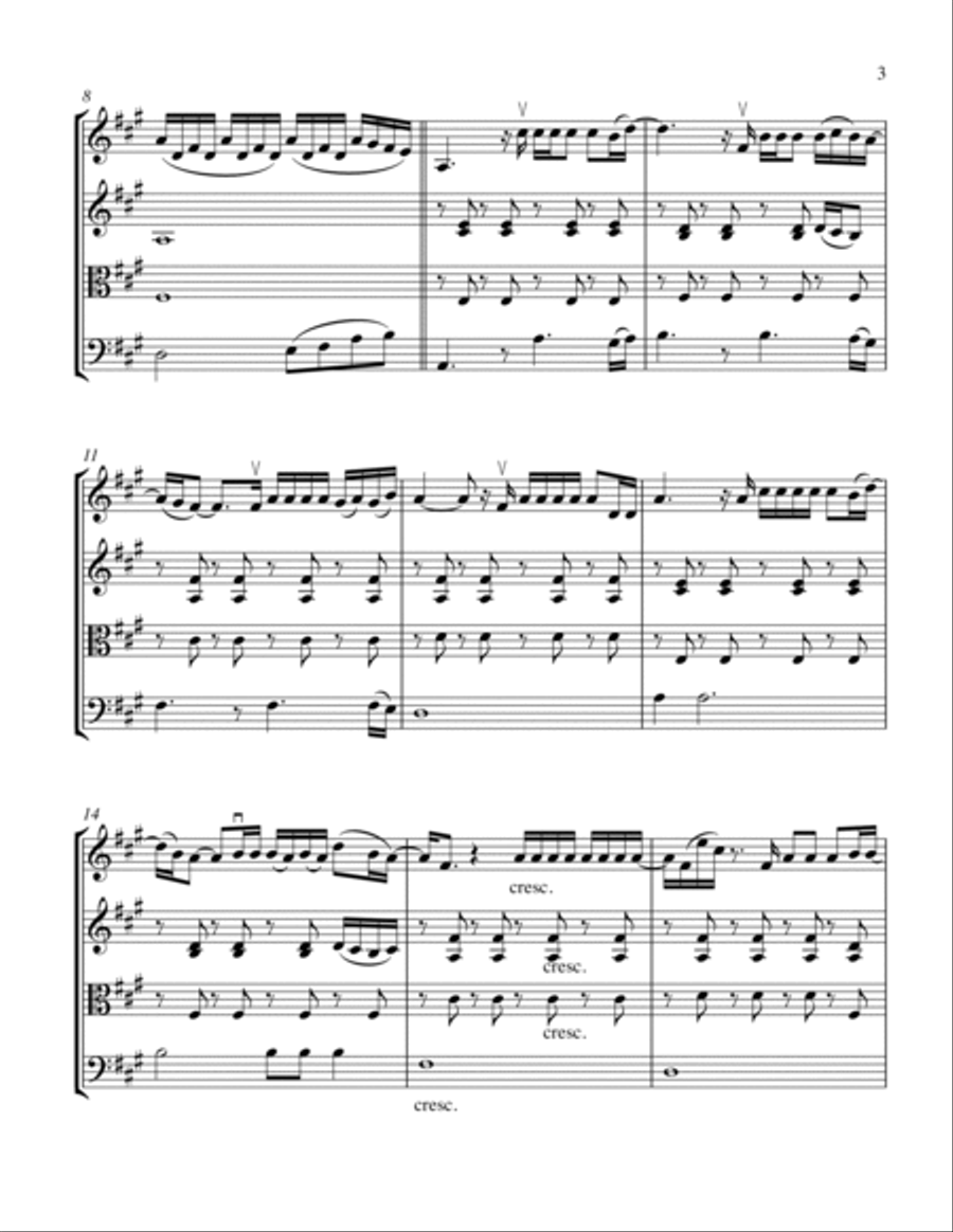 Halo String Quartet scores gallery preview page 5