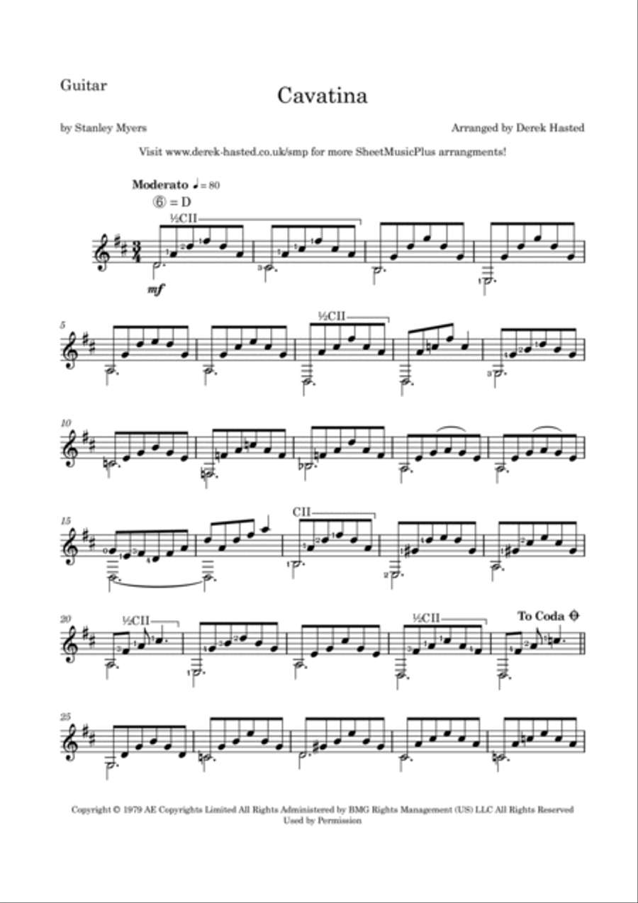 Cavatina Flute scores gallery preview page 6