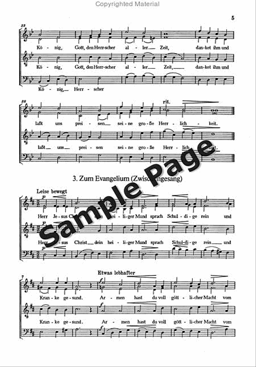 Deutsche Chormesse 4-Part scores gallery preview page 6