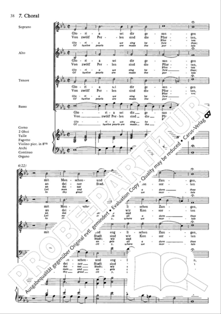 Wake, o wake and hear the voices STB scores gallery preview page 39
