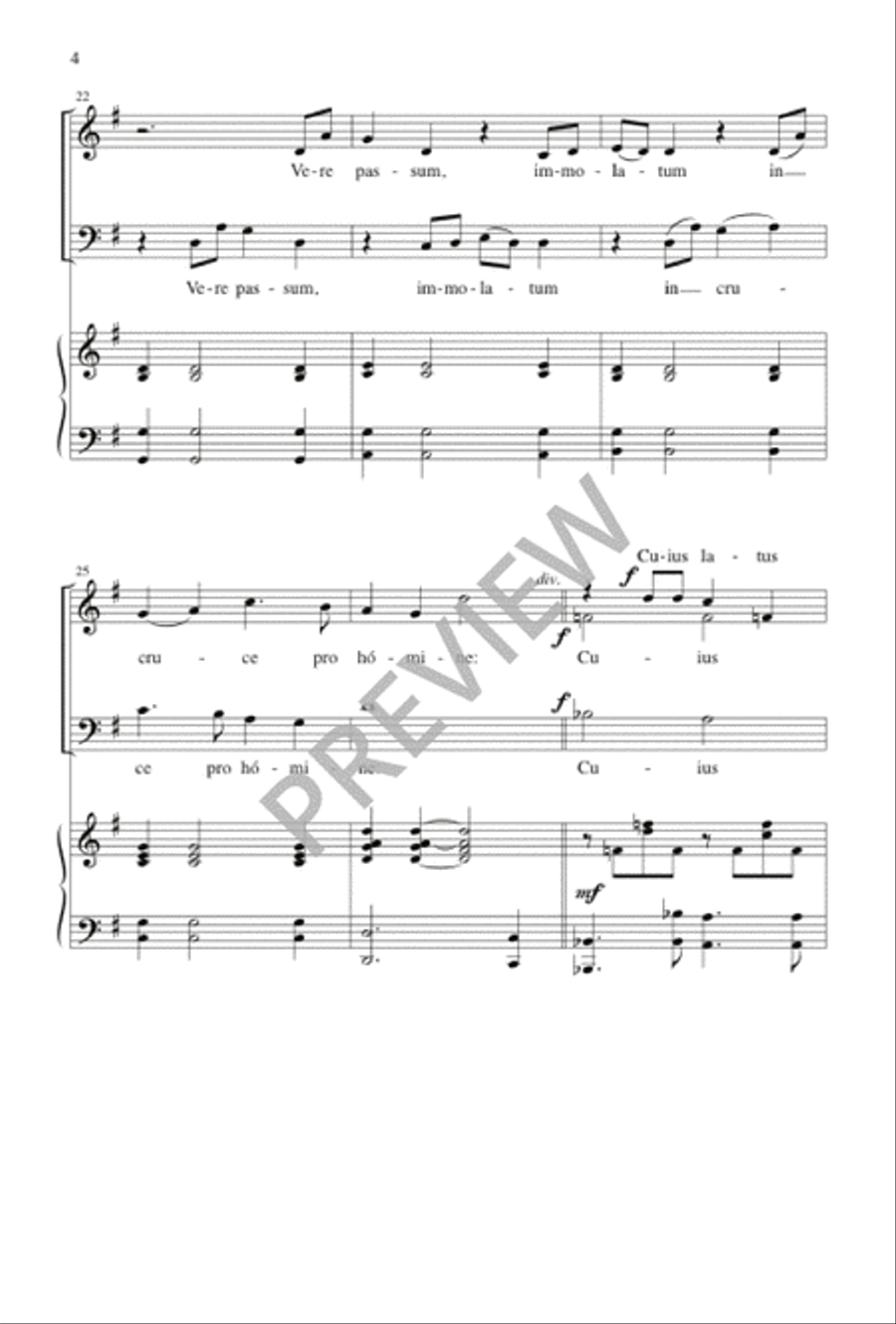 Ave verum corpus Ave verum corpus 3-Part scores gallery preview page 5
