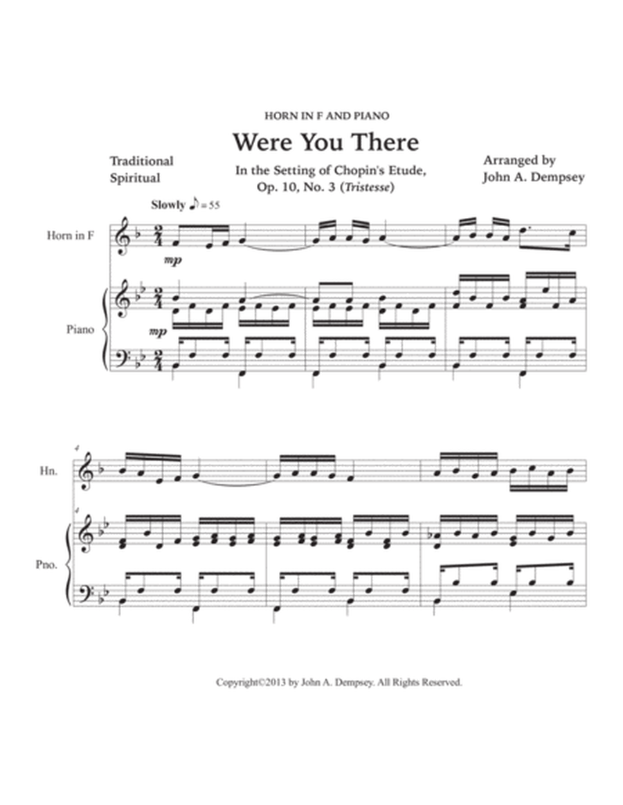 Were You There (Horn in F and Piano) image number null