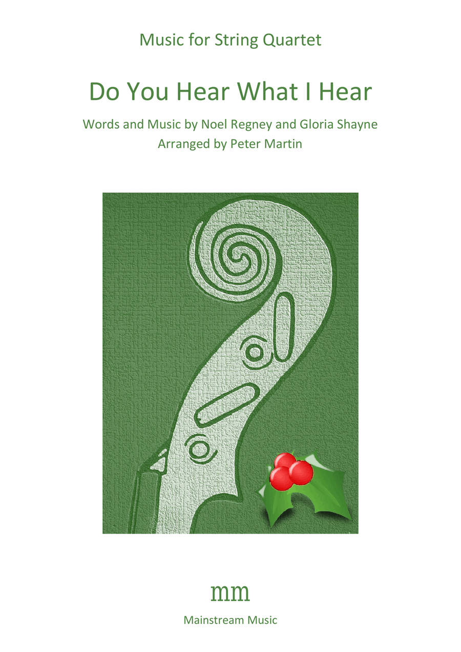 Do You Hear What I Hear String Quartet scores gallery preview page 1