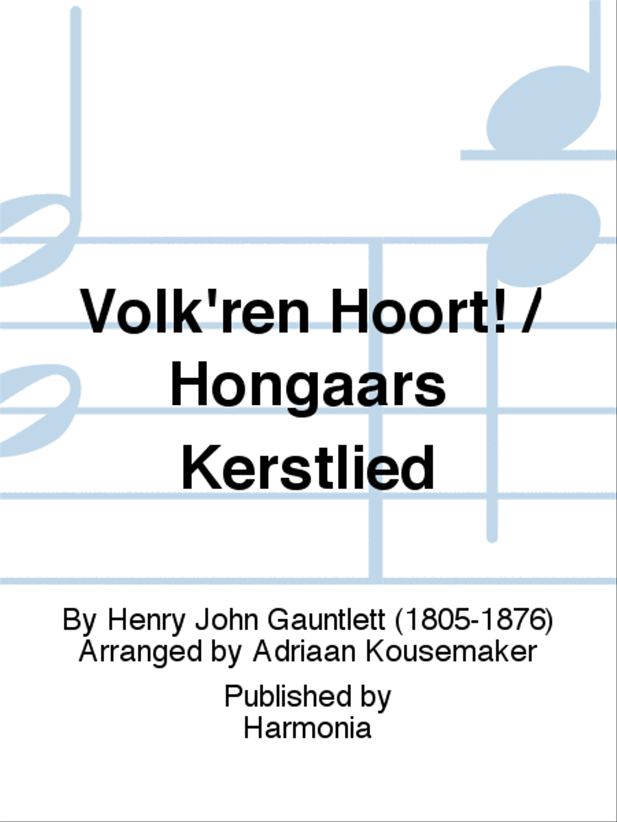 Volk'ren Hoort! / Hongaars Kerstlied 4-Part scores gallery preview page 1