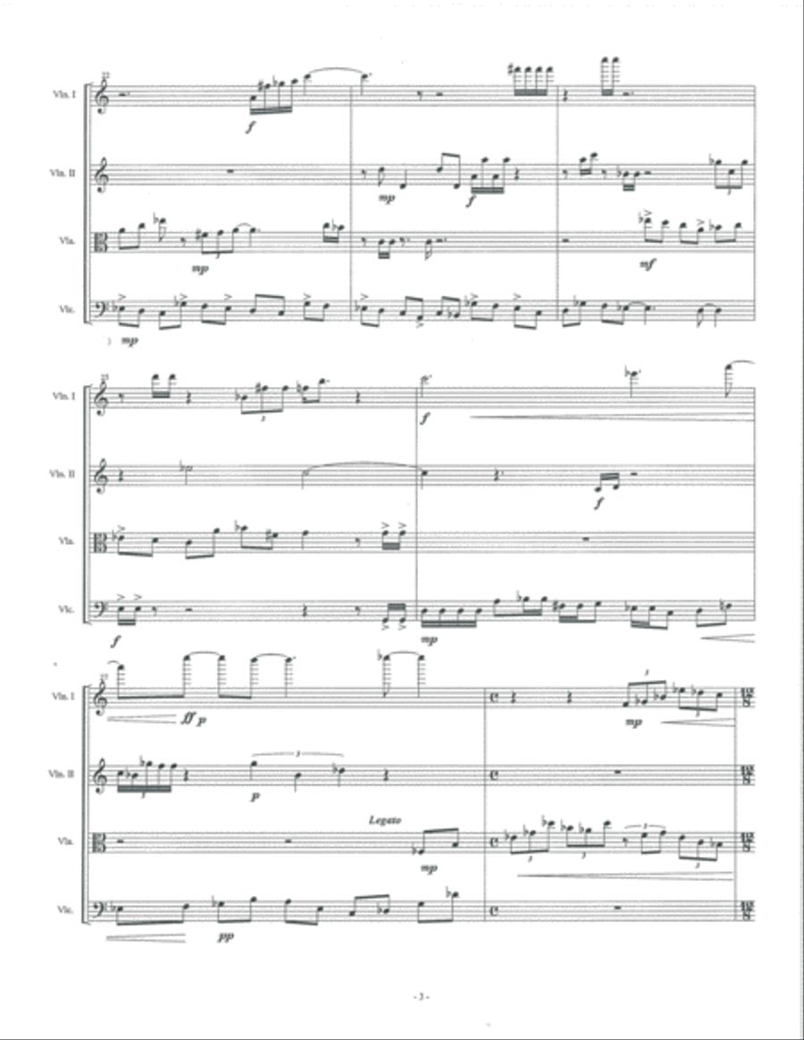 Asphixivision (Score & Parts) Chamber Orchestra scores gallery preview page 3