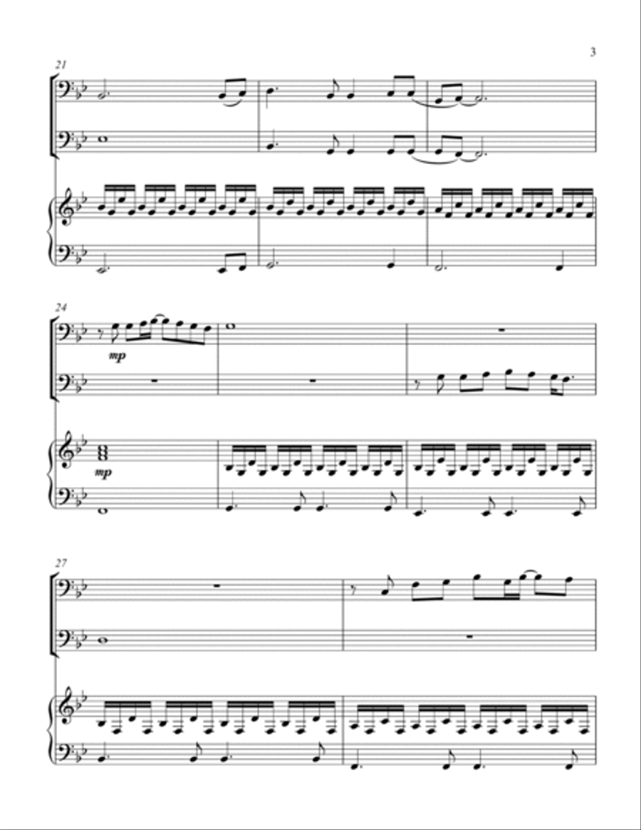 I Heard The Bells On Christmas Day Piano scores gallery preview page 4