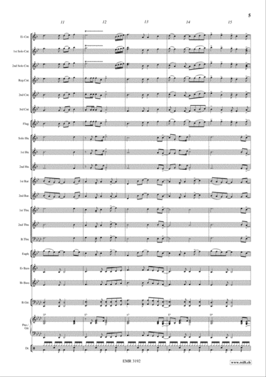 Holiday Season Brass Band scores gallery preview page 6