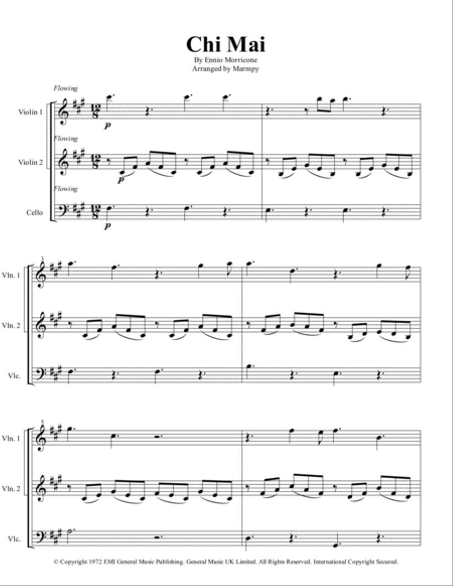 Chi Mai String Trio scores gallery preview page 5