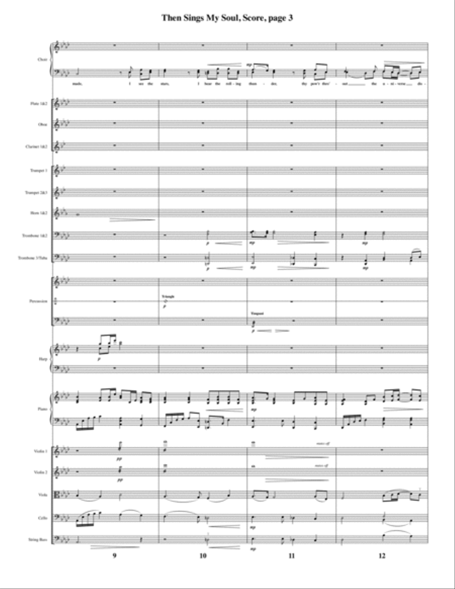 Then Sings My Soul (How Great Thou Art) Orchestra scores gallery preview page 5