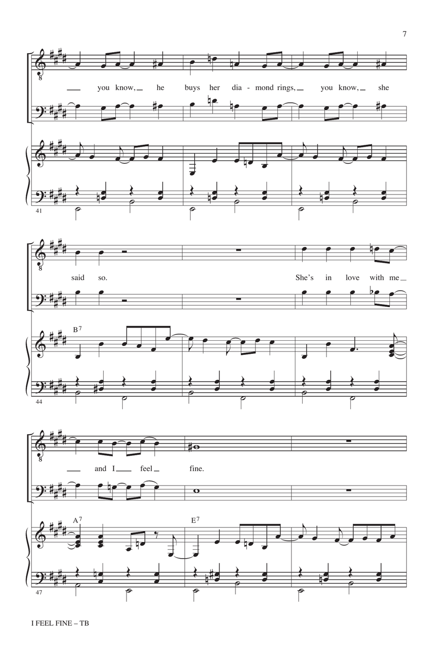 I Feel Fine I Feel Fine TB scores gallery preview page 5