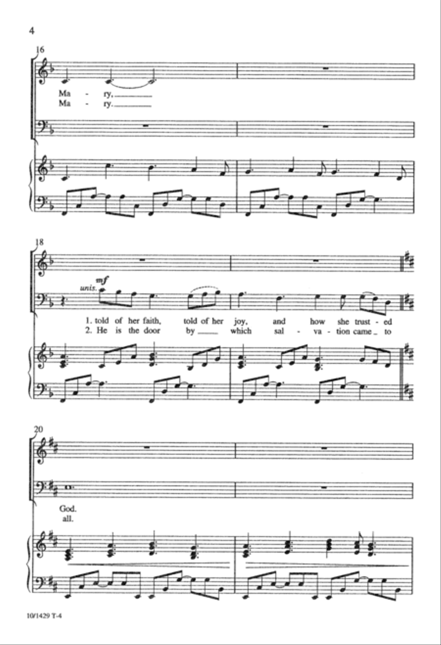 Gloria In Excelsis Deo Divisi scores gallery preview page 4