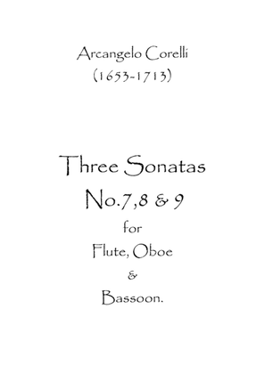 Three Sonatas No.7,8 & 9