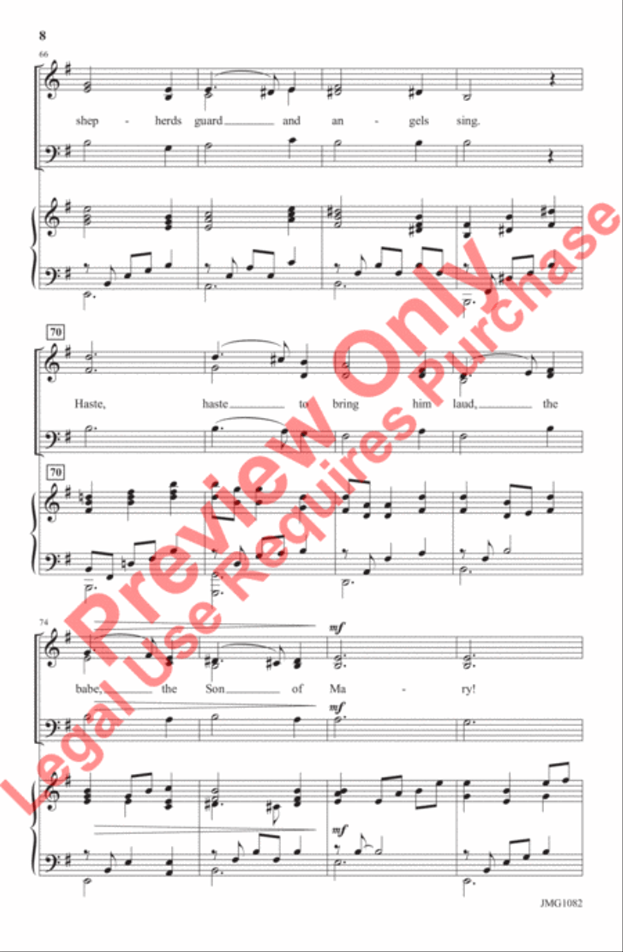 Wonders of His Love 4-Part scores gallery preview page 8