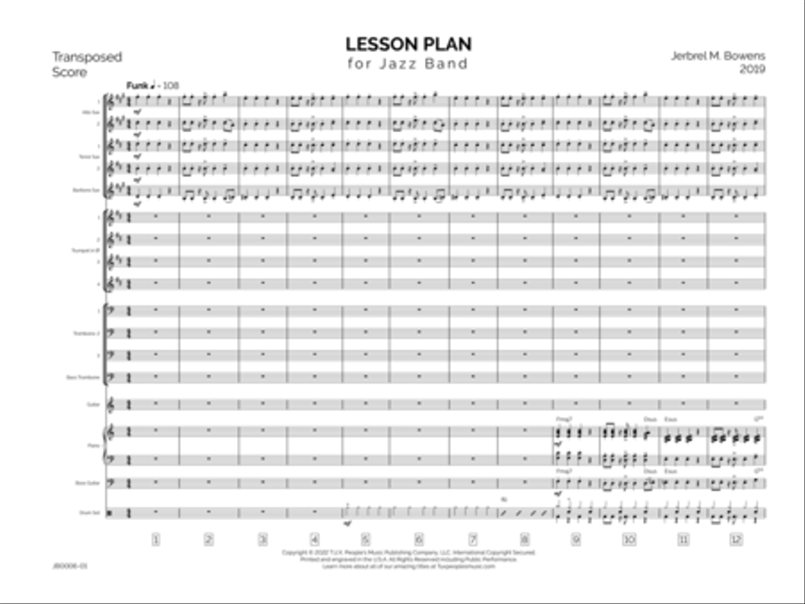 Lesson Plan Lesson Plan Jazz Ensemble scores gallery preview page 6