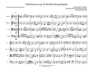 Book cover for Christ Jesus Lay In Death's Strong Bands