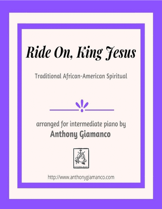 Book cover for Ride On, King Jesus (piano solo)