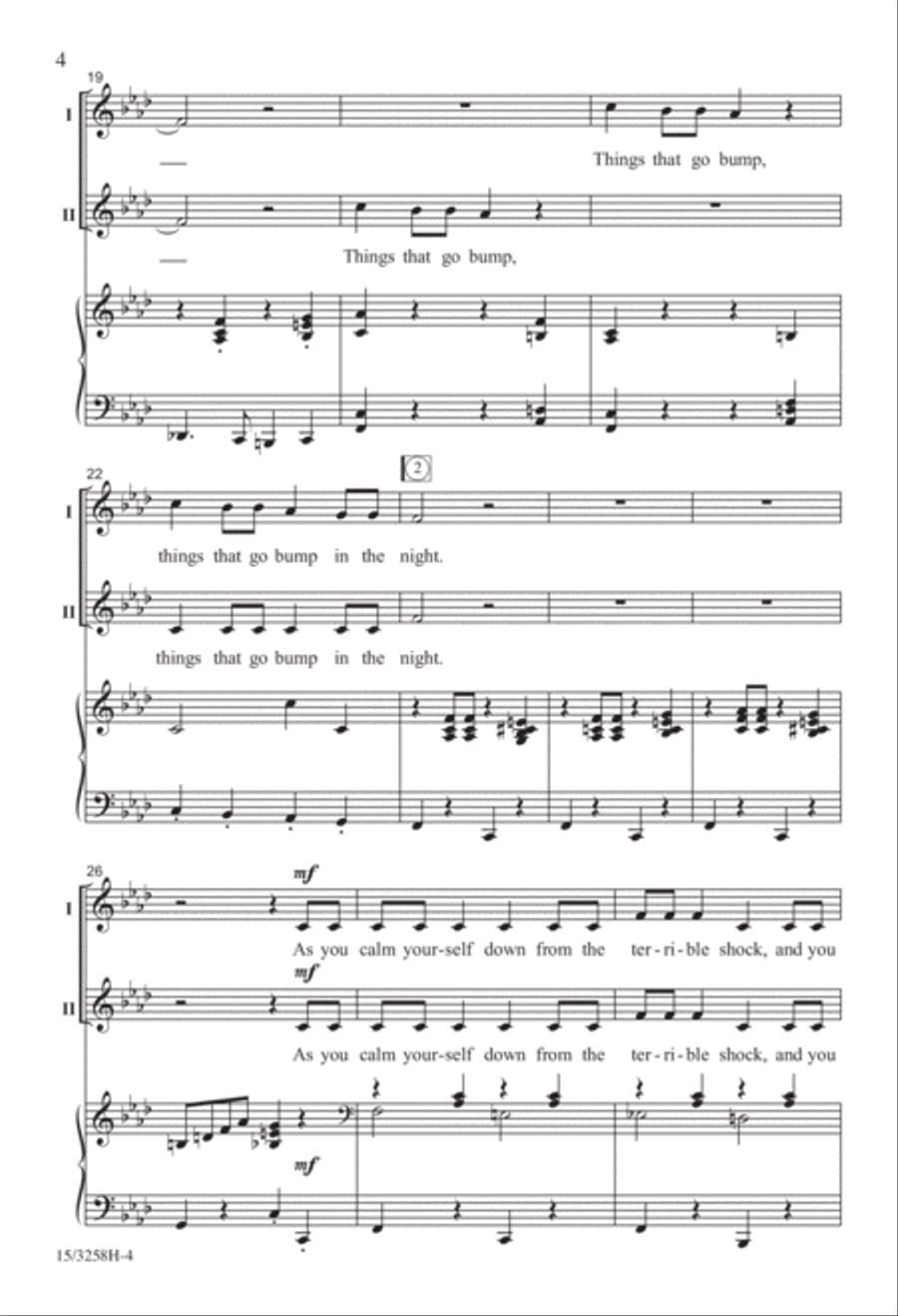 Things That Go Bump in the Night 2-Part scores gallery preview page 4