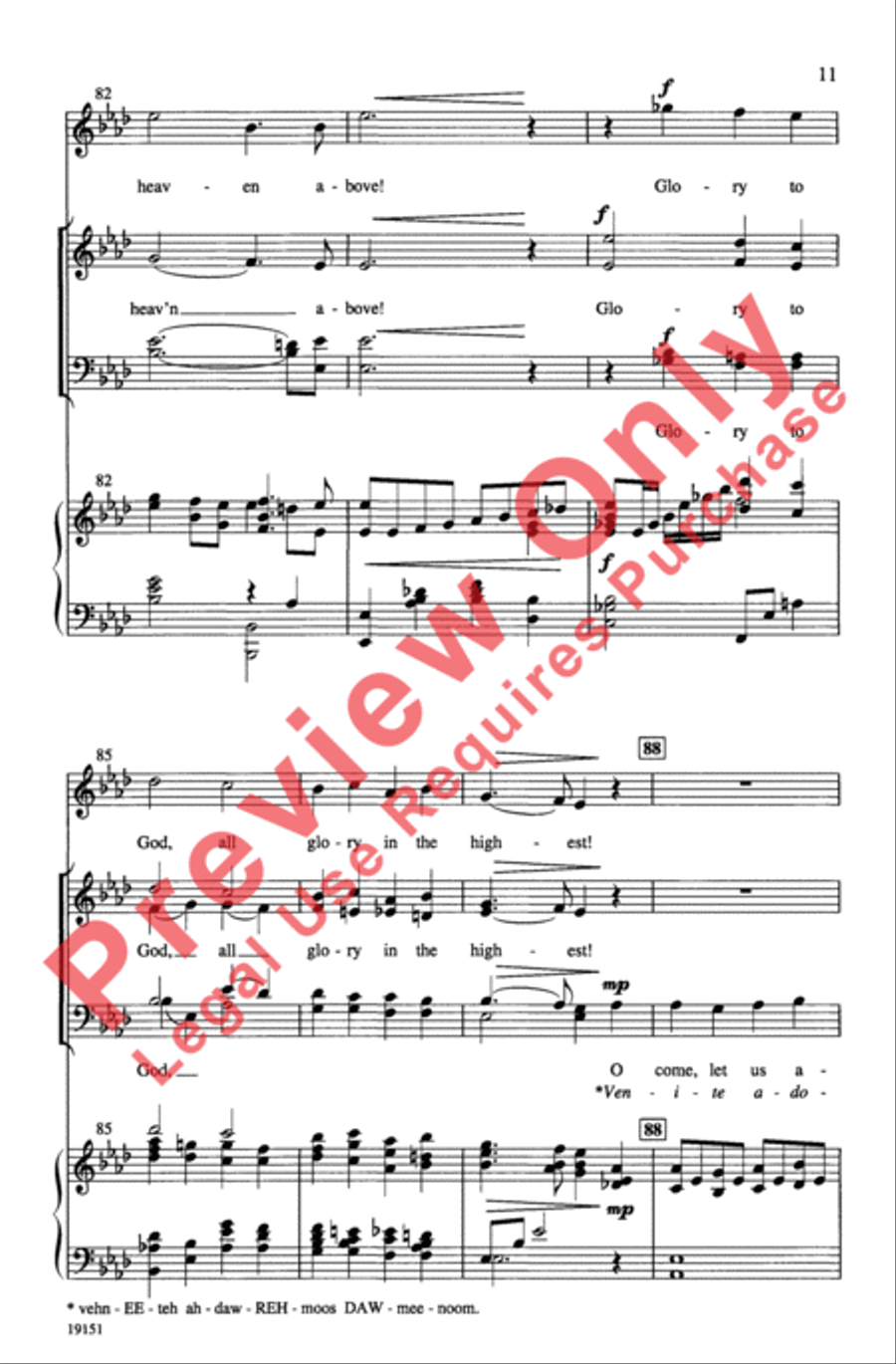 Sing Joy! Sing Joy! 4-Part scores gallery preview page 11