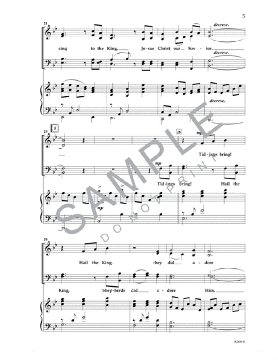 Carols Sing 4-Part scores gallery preview page 4