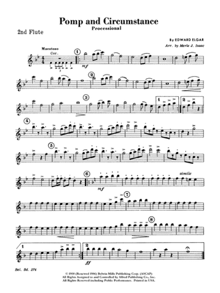 Book cover for Pomp and Circumstance, Op. 39, No. 1 (Processional): 2nd Flute