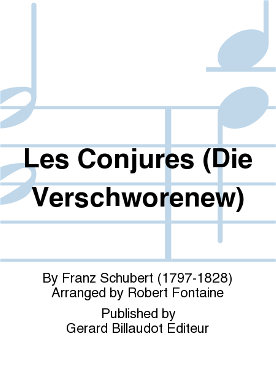 Les Conjures (Die Verschworenew) Chamber Music scores gallery preview page 1