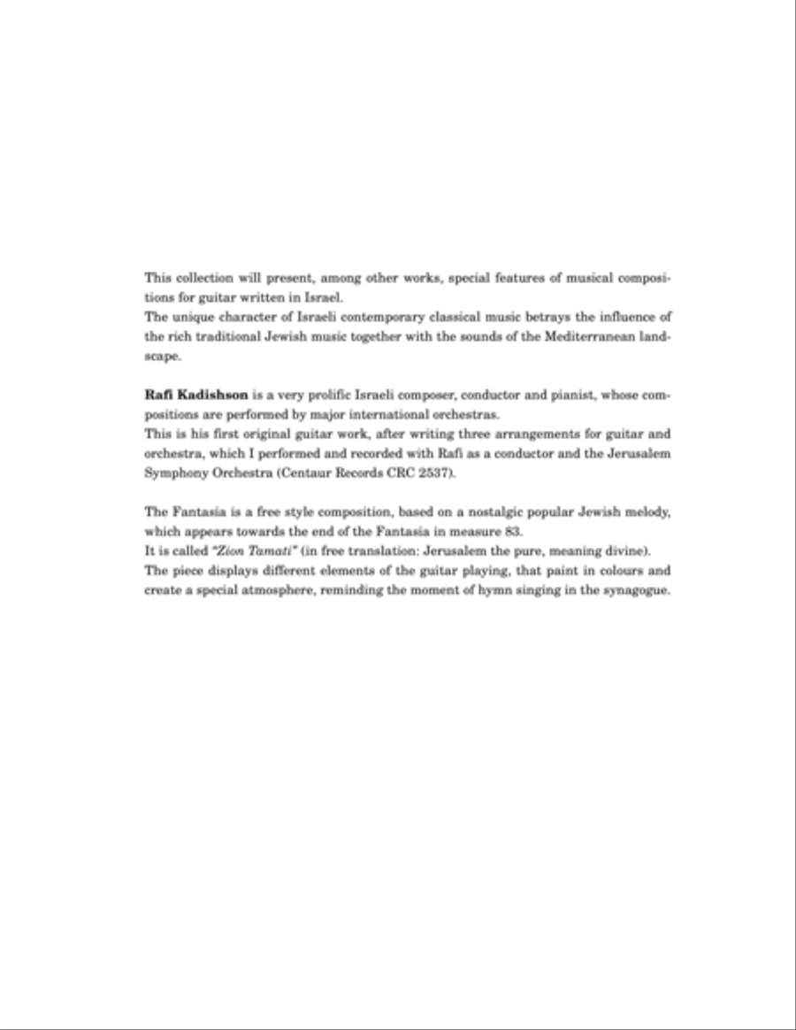Fantaisie Classical Guitar scores gallery preview page 2