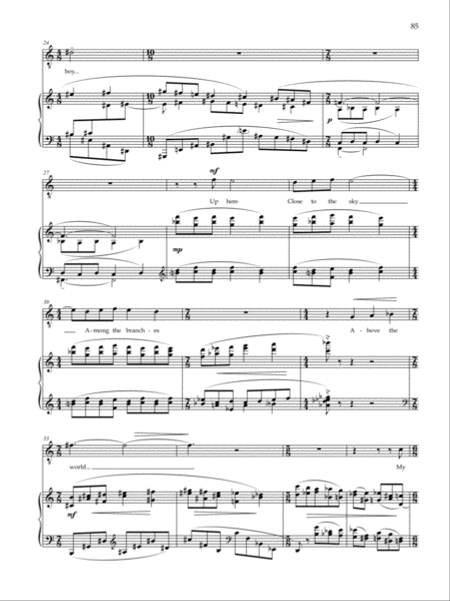 Up Here... Up Here... Voice scores gallery preview page 3