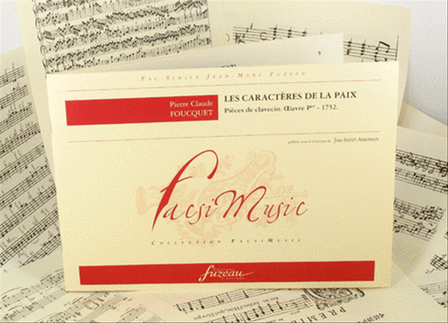Les caracteres de la paix - Opus I Harpsichord scores gallery preview page 1