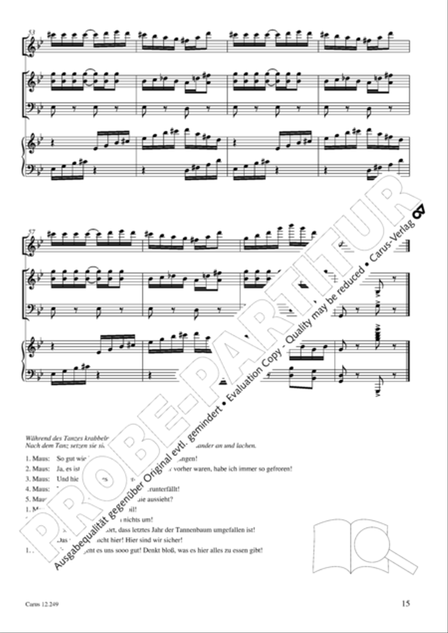 Mause in der Michaelskirche 4-Part scores gallery preview page 16