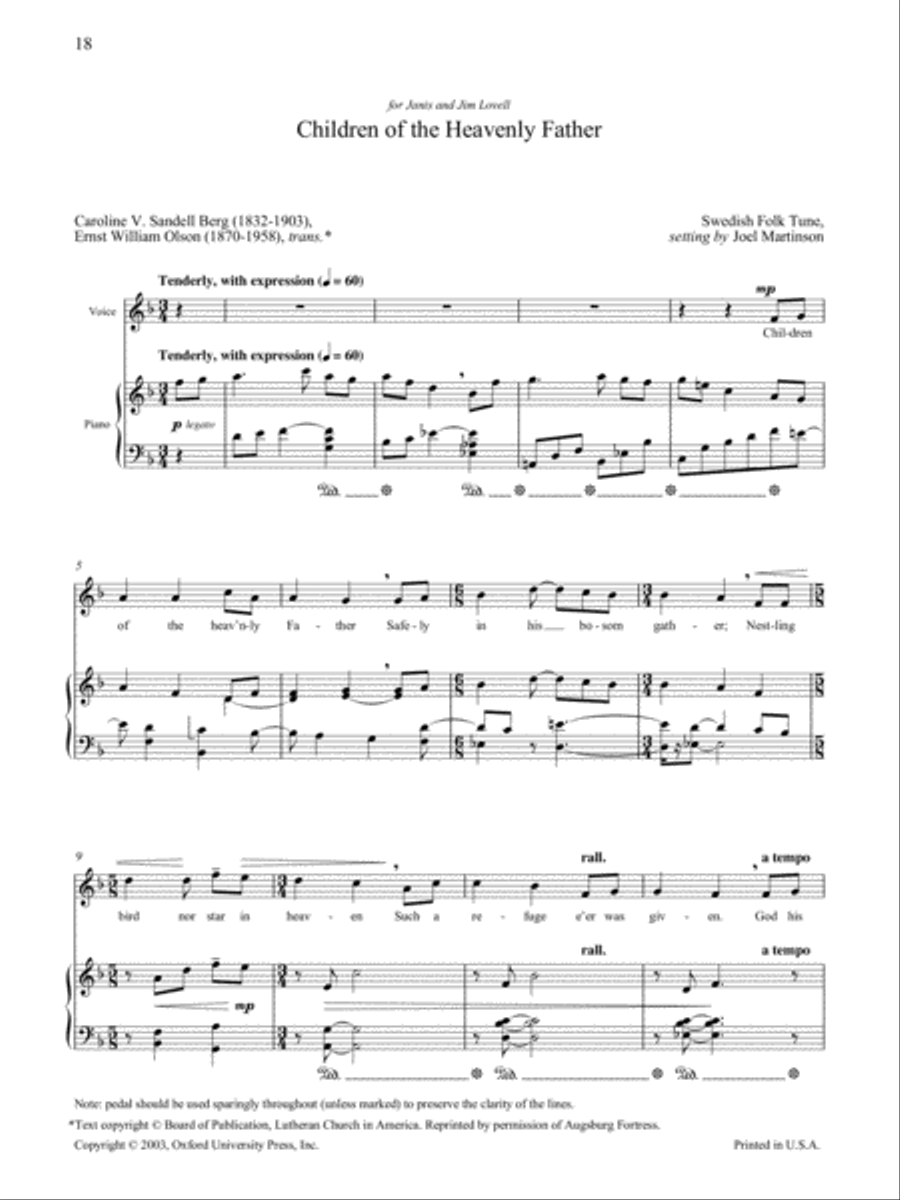 Cycle of light High Voice scores gallery preview page 13