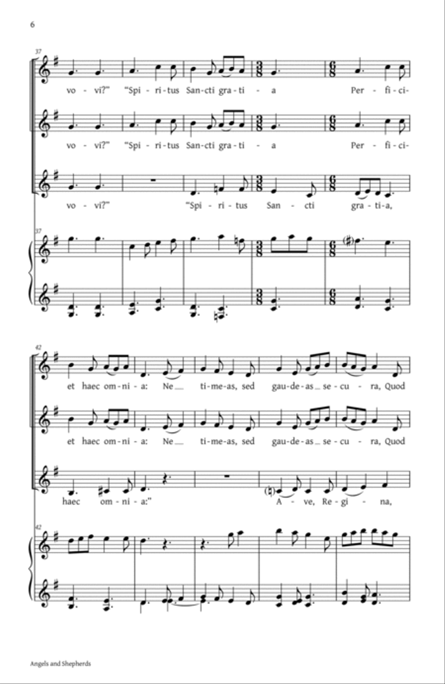 Angels and Shepherds (Collection) SSA scores gallery preview page 4