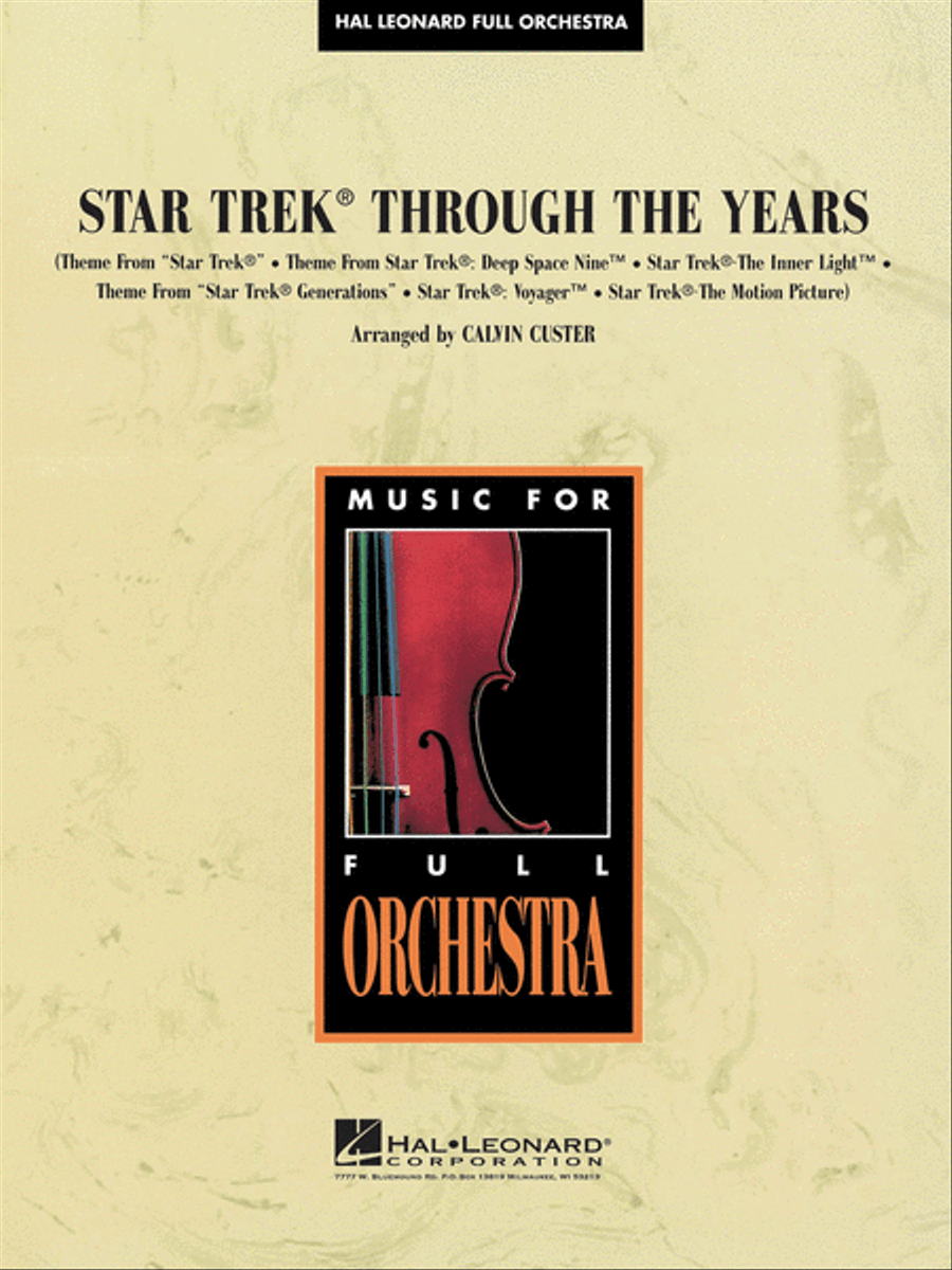 Star Trek Through the Years Full Orchestra scores gallery preview page 1
