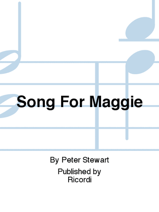 Book cover for Song For Maggie