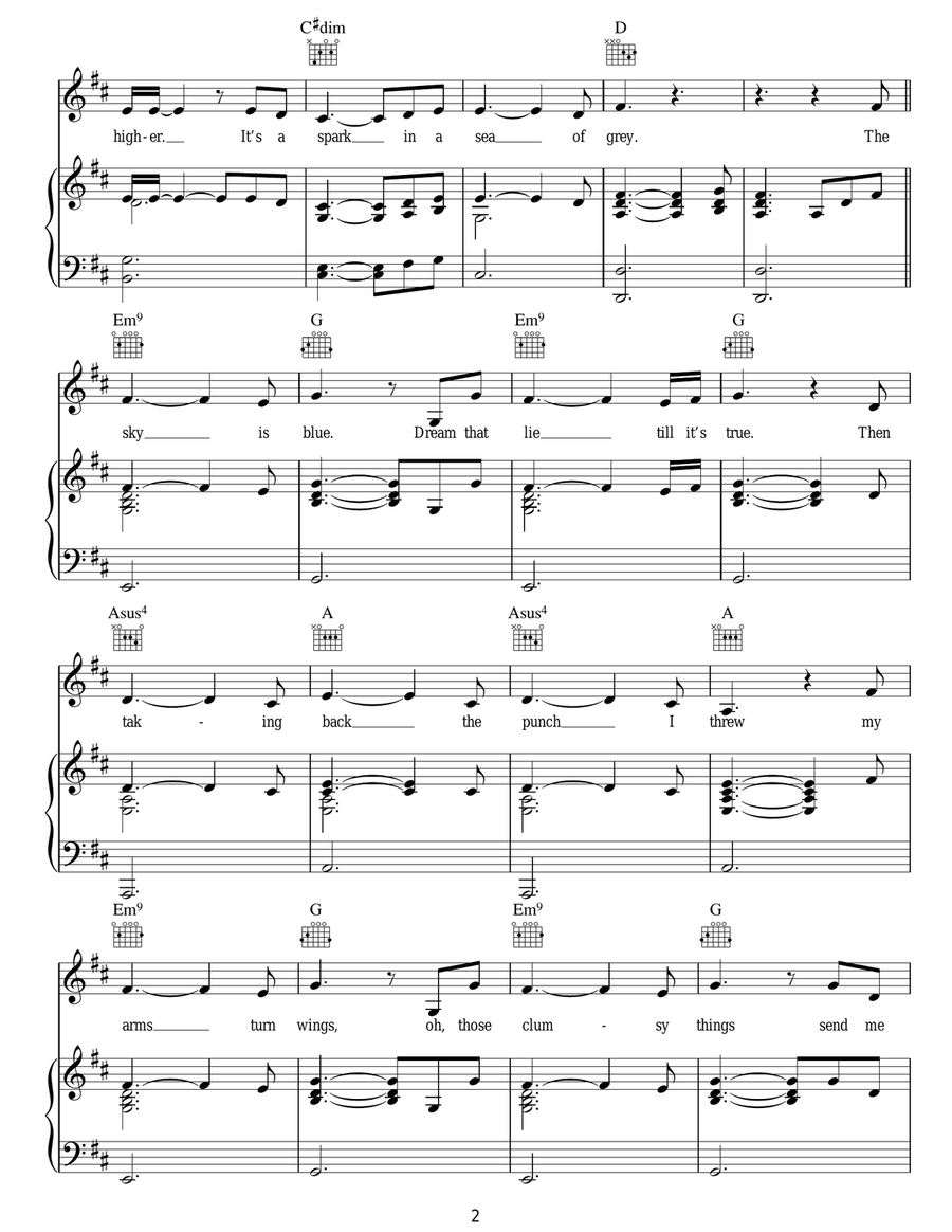 Up With The Birds Up With The Birds Acoustic Guitar scores gallery preview page 2