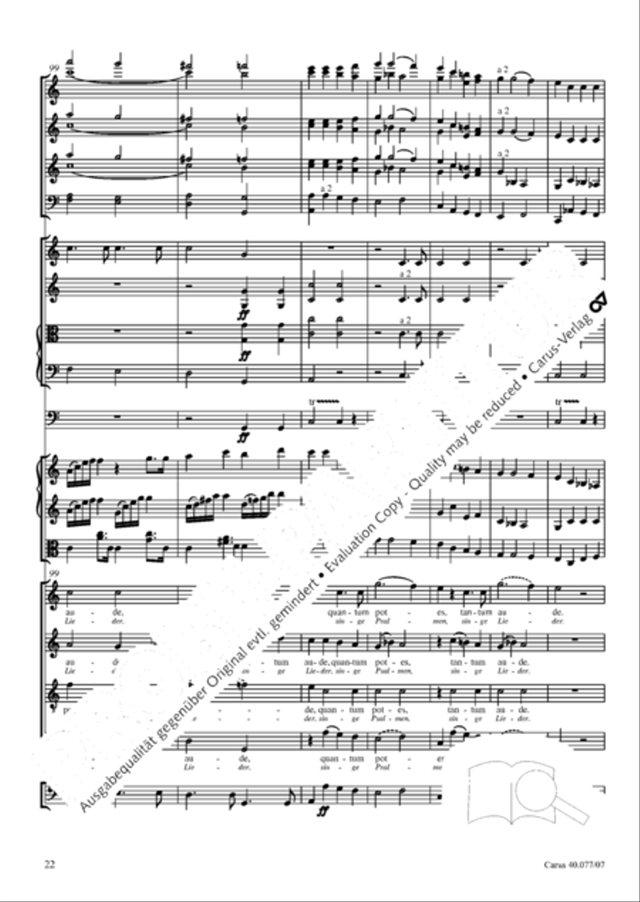 Lauda Sion 4-Part scores gallery preview page 35
