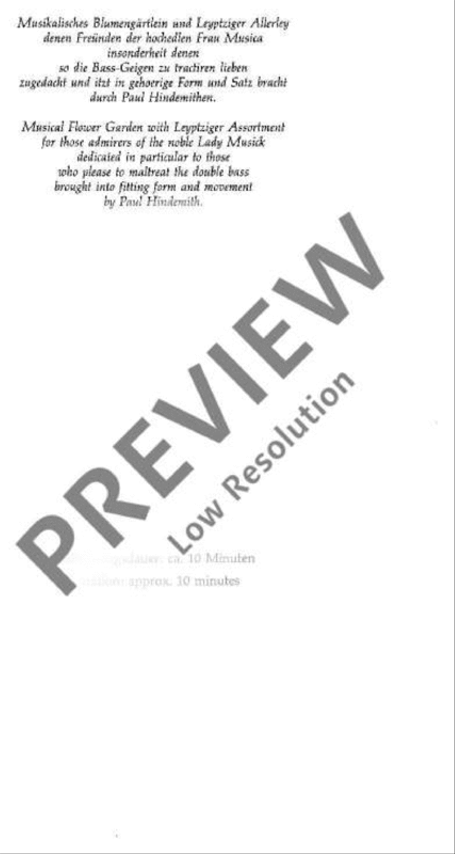 Musikalisches Blumengärtlein und Leyptziger Allerley Clarinet scores gallery preview page 7