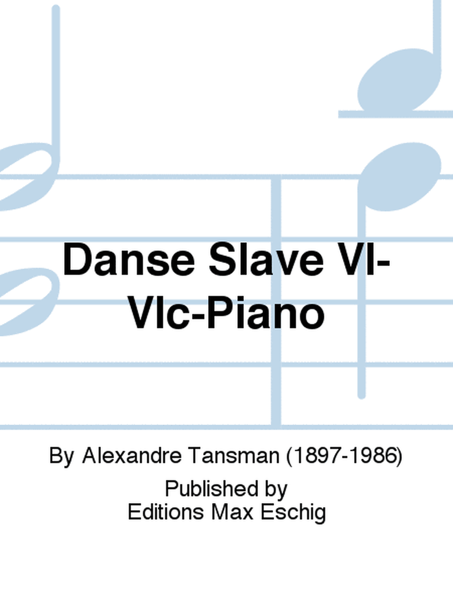 Danse Slave Vl-Vlc-Piano