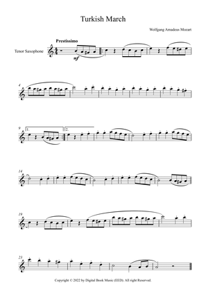 Turkish March - Wolfgang Amadeus Mozart (Tenor Sax)