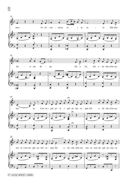 Bellini-Vaga luna che inargenti in F Major，for voice and piano image number null