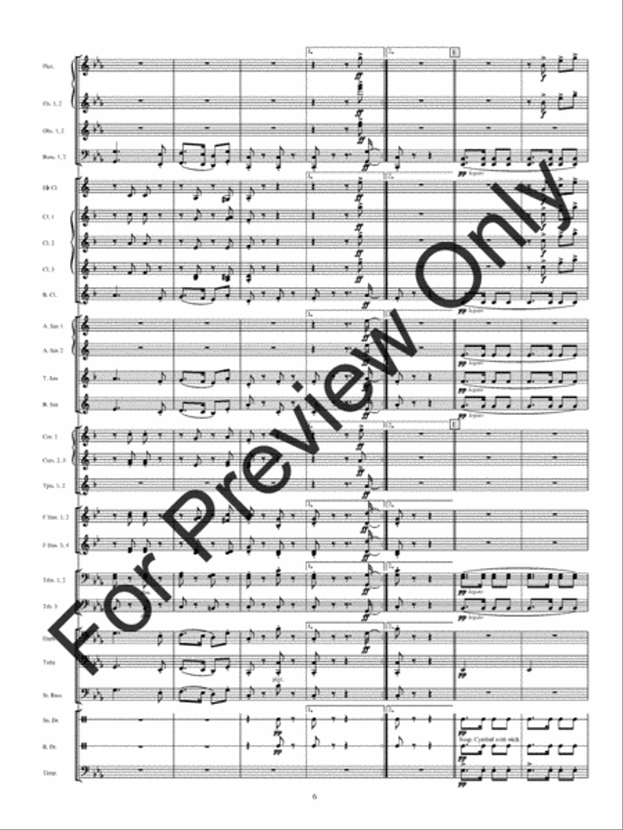 Inglesina The Little English Girl (Score) Concert Band scores gallery preview page 9